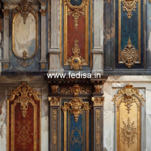 Classic Tv Wall Design Ceiling Flower Design Color No-7059