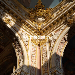 Feature Wall Classic Style Latest False Ceiling No-7098