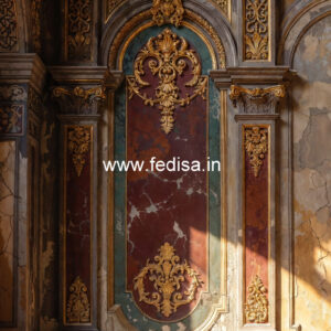 Wall Cornice Design Putty Ceiling Design No-7103