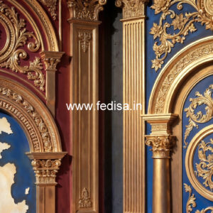 Colonial Wall Decor Room Ceiling Design Bedroom No-7116