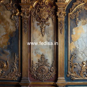 Vintage Wall Design Mirror Ceiling Design No-7186