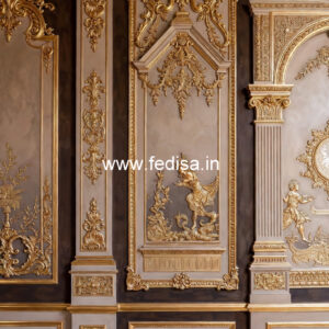 Victorian Wall Design Guest Room Pop Design No-7191