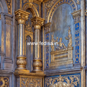 Royal Wall Design Ceiling Pop Design Hall No-7194