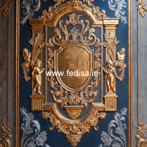 Textured Wall Finish Pop Roof Design For Hall No-7203