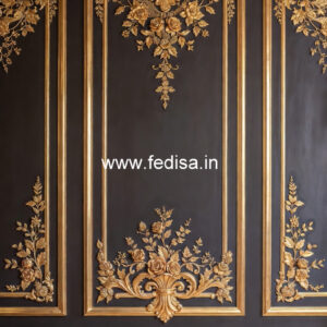 Wall Paneling Classic Style Pop Plus Minus Design For Kitchen No-7239