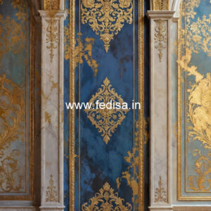 Marble Wall Design Pop Plus Minus Design For Balcony No-7278