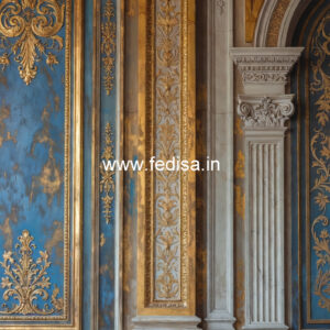 Classic Living Room Wall Design Sky Ceiling Design No-7283