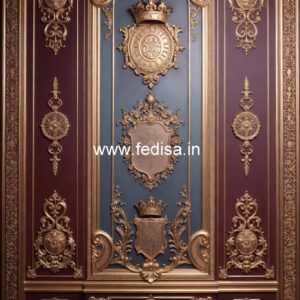 Dining Room Wall Design Classic False Ceiling Design With Two Fans No-7285