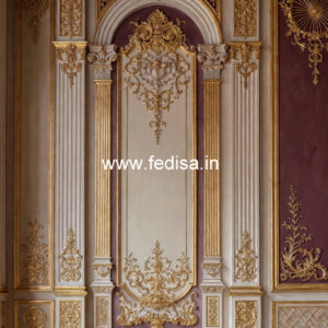 Classic Tv Wall Design Plane Ceiling Design No-7287