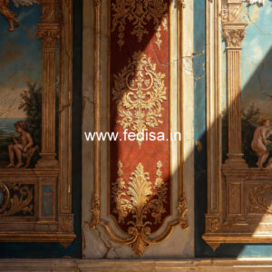 Traditional Wall Design Fall Ceiling Design With Price No-7298
