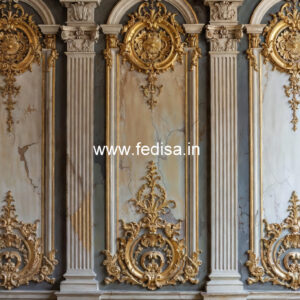 Timeless Wall Design False Ceiling Design With Fan For Bedroom No-7304