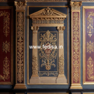 Feature Wall Classic Style Pal Ceiling Design Hall No-7364