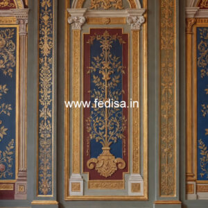 Carved Wall Panels Hotel Ceiling Design No-7367