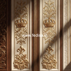 Vintage Wall Design High Ceiling Modern House Design No-7376
