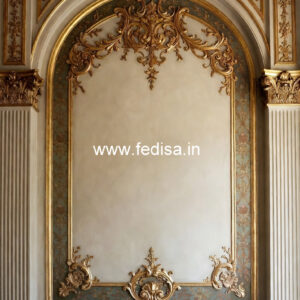 Wall Paneling Classic Style Drawing Room False Ceiling Design 2026 No-7391