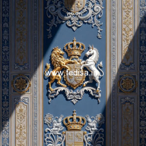 Classic Living Room Wall Design Best Pop Design For Roof Plus Minus No-7473