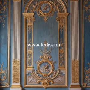 Baroque Wall Design Classic False Ceiling Design No-7538