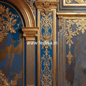 Wall Molding Design Cement False Ceiling Design No-7542
