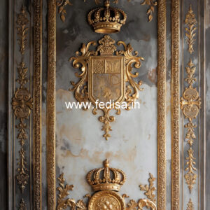 Wall Paneling Classic Style Fan Ceiling Design Cement No-7543