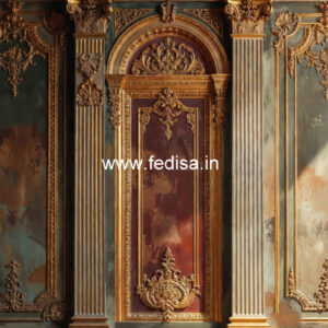 Classic Living Room Wall Design Minus Plus Ceiling Design No-7587