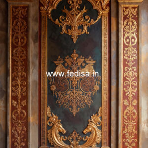 Stone Wall Cladding L Shaped False Ceiling No-7662