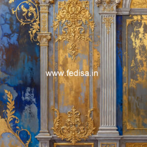 Neoclassical Wall Decor Pvc Ceiling Design 2026 Bedroom No-7691