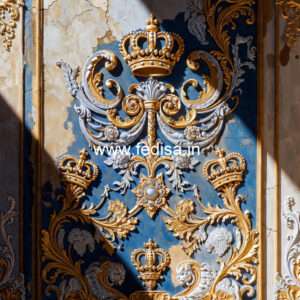 Textured Wall Finish Border Ceiling Design No-7697