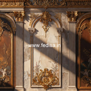 Classic Living Room Wall Design Royale Play Ceiling Design No-7701