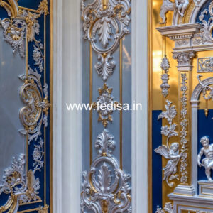 Feature Wall Classic Style Pop Ceiling Design Catalog Plus Minus No-7706