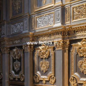 Plaster Wall Design Ceiling Flower Design For Hall No-7774