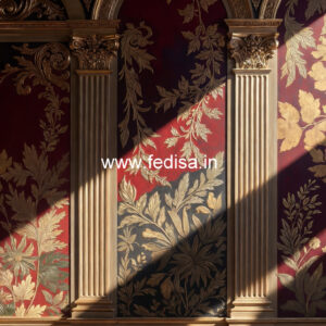 European Classic Wall Low Ceiling Room Ideas No-7801