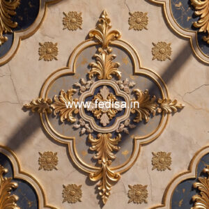 Heritage Wall Style 3d Pop Ceiling Design No-7803