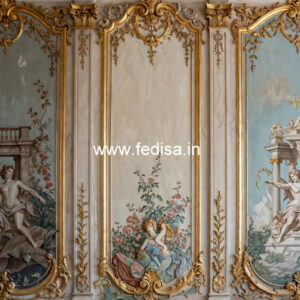 Baroque Wall Design Down Ceiling Ke Design No-7804