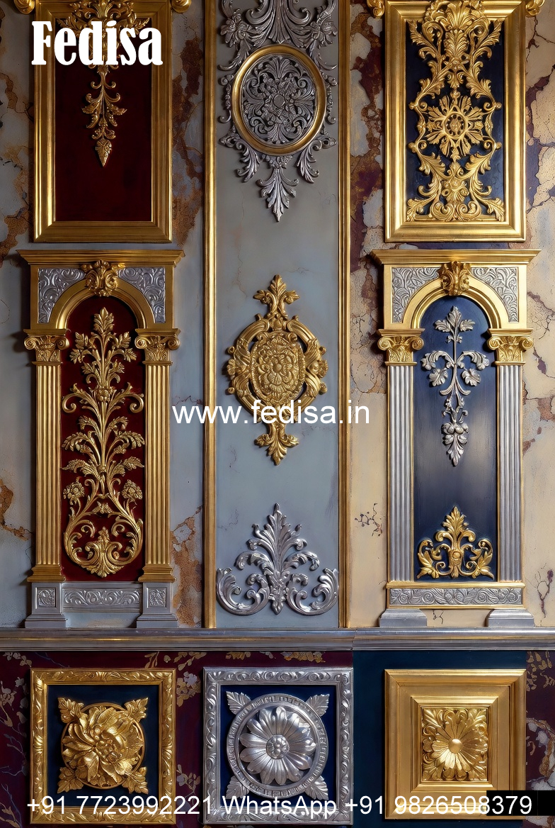 Neoclassical Wall Decor Latest Gypsum Ceiling Design No-7805