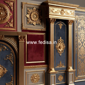 Antique Wall Design Fiber False Ceiling Design No-7844