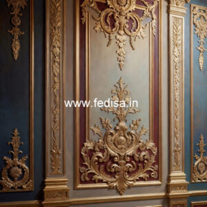 Feature Wall Classic Style Roof Pop Design For Bedroom No-7858