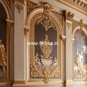 Classic Living Room Wall Design Pvc False Ceiling Design For Shop No-7891