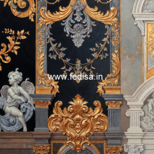 Feature Wall Classic Style Pop Design Cost No-7896