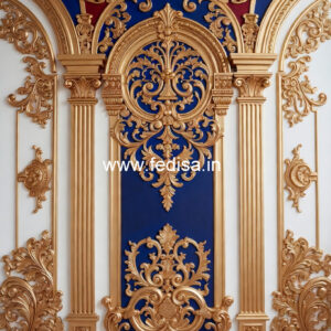 Traditional Wall Design Pop Design For Mandir No-7906