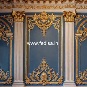 Classic Interior Walls Living Room Profile Light Ceiling Design No-7910