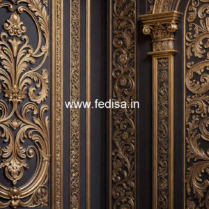 Wall Paneling Classic Style Hall Gypsum Design No-7923