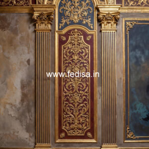 Classic Living Room Wall Design Pop Chhat Ka Design No-7929