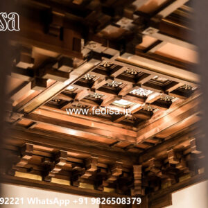Wooden Classic Ceiling Design Ceiling Wali Pop No-12049