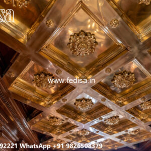 Wooden Classic Ceiling Design Chhat Ka Pop Ka Design No-12050