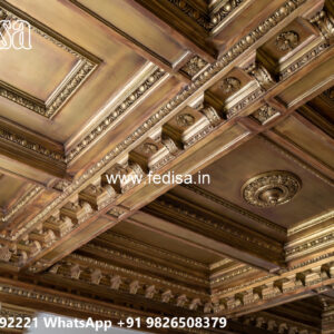 Wooden Classic Ceiling Design Modern Pop Ceiling Design For Living Room No-12070