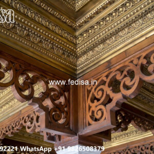 Wooden Classic Ceiling Design Ceiling Pop Paint Design No-12078