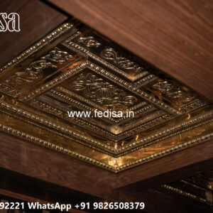 Wooden Classic Ceiling Design False Ceiling Side Design No-12080