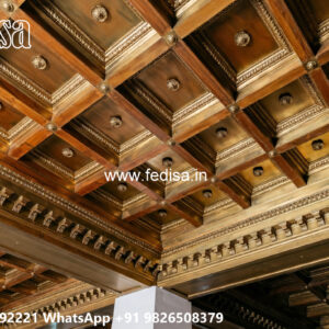 Wooden Classic Ceiling Design Four Ceiling Ke Design No-12082