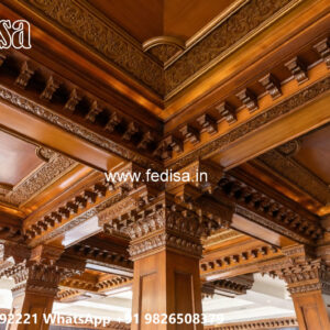 Wooden Classic Ceiling Design Pop For Ceiling Simple Design No-12119