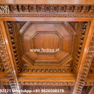 Wooden Classic Ceiling Design Pop Ka Design Down Ceiling No-12169